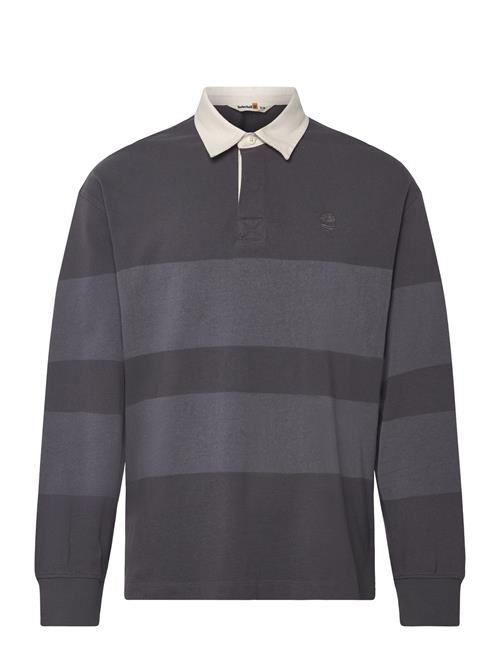 Timberland | Ls Striped Rugby Polo Blackened Pearl | L