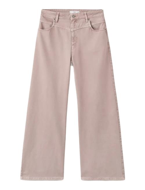 Mango | Wide Leg Mid-Rise Loose-Fit Jeans | 38