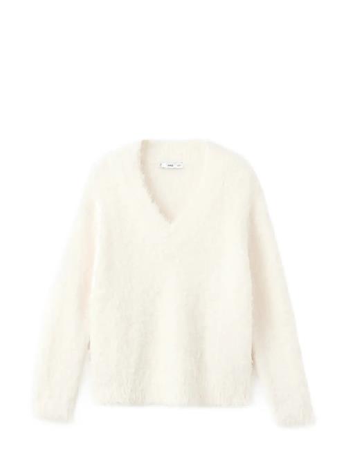 Mango | Faux-Fur Knitted Sweater | L