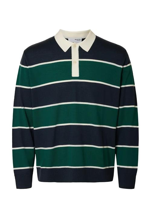 Selected | Slhtray Ls Knit Merino Relaxed Polo | XL