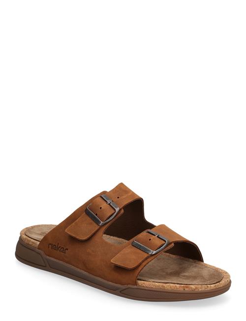 Rieker | Rieker Mens Sandals 27090-22 Brown | 41