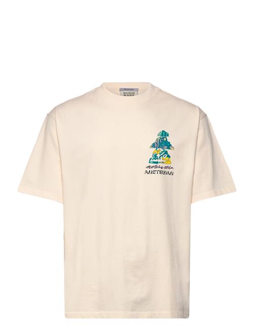 Scotch & Soda | Loose Fit Front And Back Artwork T-Shirt | XXL
