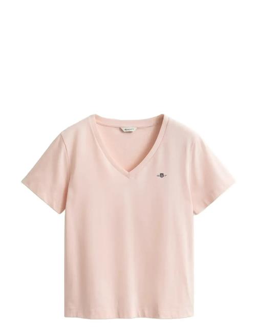 GANT | Reg Shield Ss V-Neck T-Shirt | XS