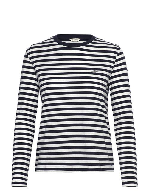 GANT | Reg Striped Shield Ls T-Shirt | S