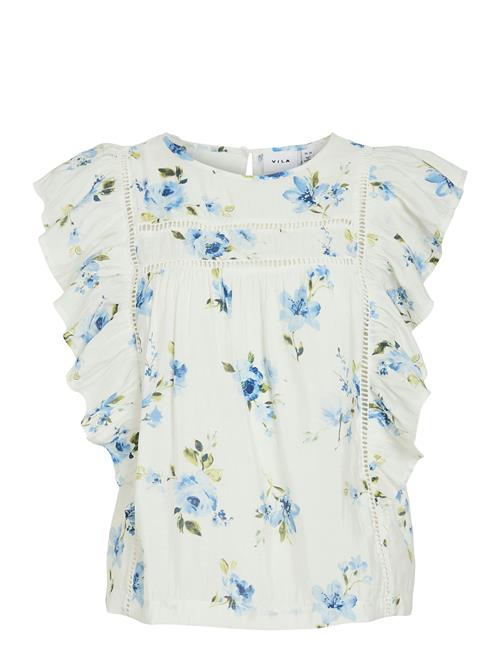 Vila | Viprinted O-Neck S/L Top/Ka | 40