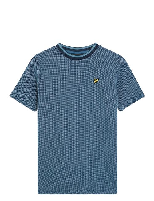 Lyle & Scott | Two Tone Waffle T-Shirt | 10-11