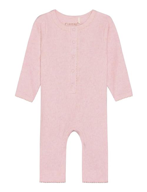 Fixoni | Rompers Ls Melange Rib | 80