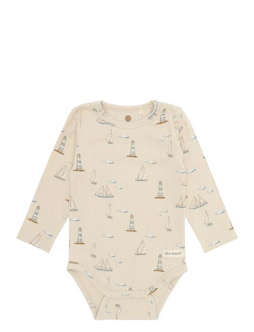 En Fant | Body Ls Rib Aop | 92