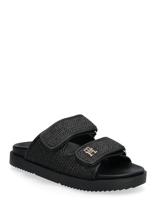 Tommy Hilfiger | Double Strap Raffia Sandal | 37