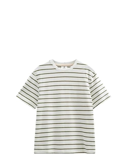 Anerkjendt | Akvillads Structure Stripe Ss Tee | S