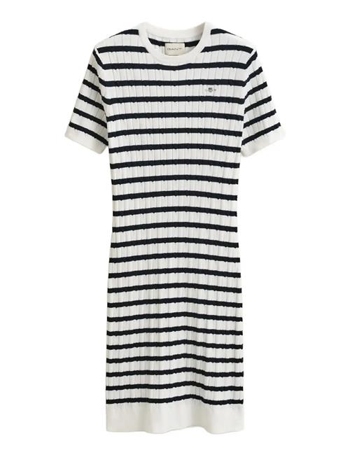 GANT | Stretch Cotton Cable Ss Dress | XS