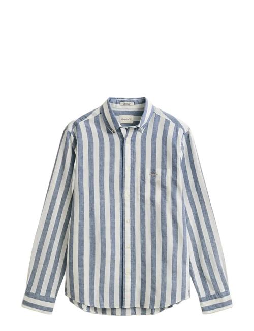 GANT | Reg Cotton Linen Stripe Shirt | XL