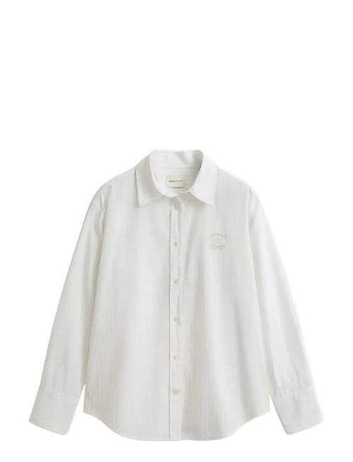 GANT | Rel Stripe Ctn Embr Chest Shirt | 40