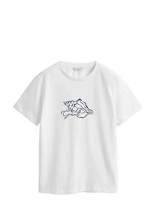 GANT | Reg Graphic Print Ss T-Shirt | XS