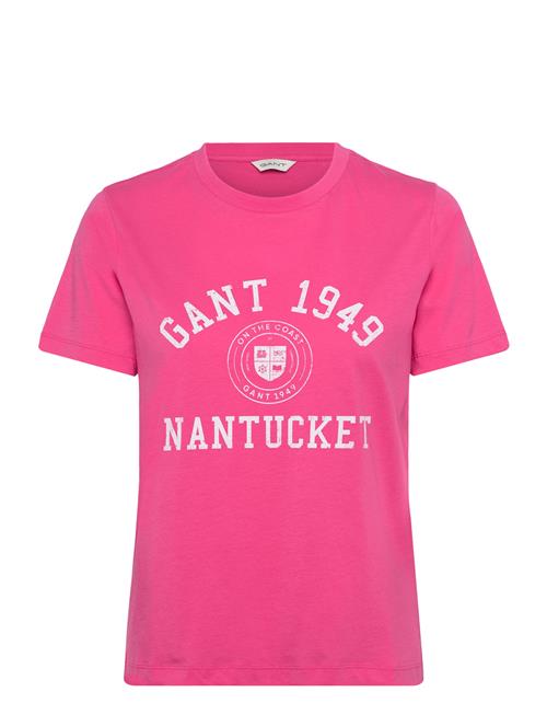 GANT | Reg Graphic Print Ss T-Shirt | XXL