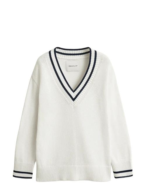 GANT | Contrast Cotton V-Neck | M