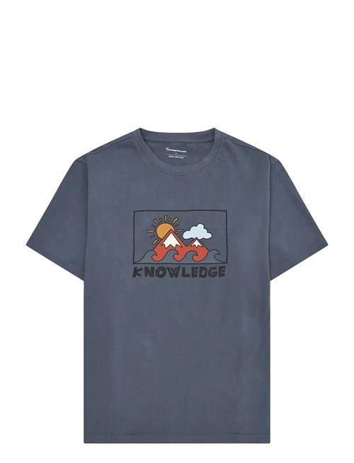 Knowledge Cotton Apparel | Front Print T-Shirt | S