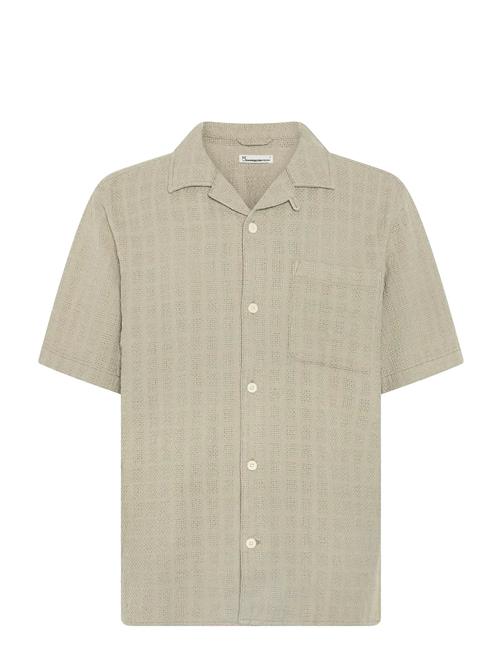 Knowledge Cotton Apparel | Structure Short Sleeve Shirt | M