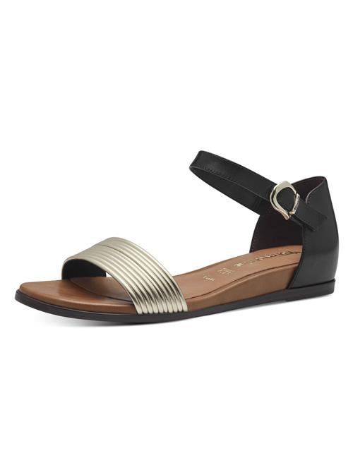 Tamaris Sandaler  guld / sort