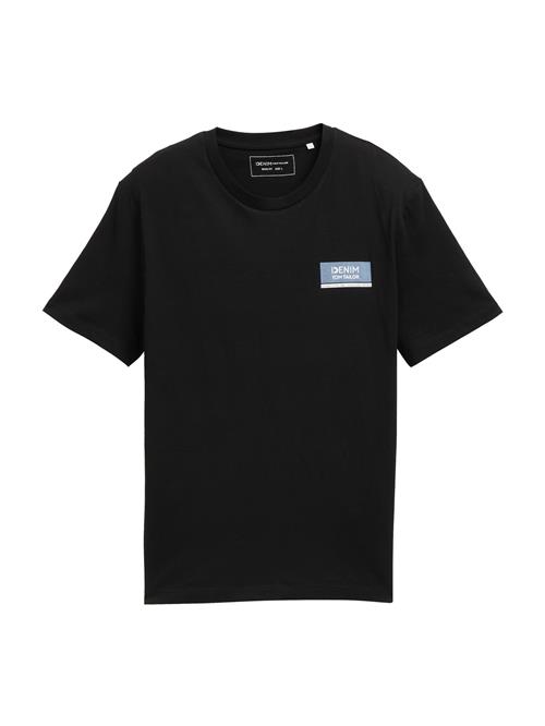 TOM TAILOR DENIM Bluser & t-shirts  opal / sort / hvid