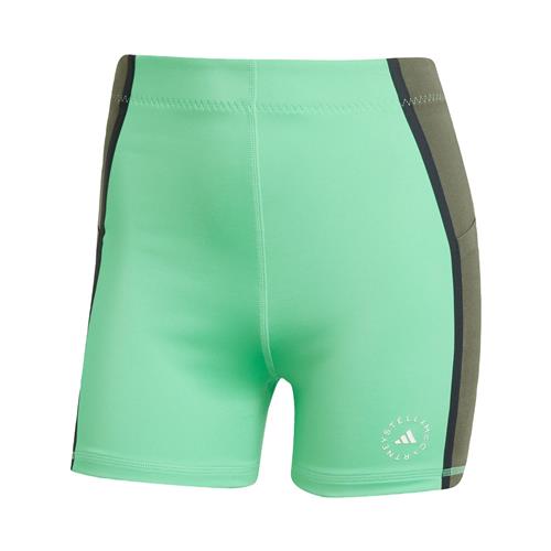ADIDAS BY STELLA MCCARTNEY Sportsbukser 'Short'  oliven / lysegrøn / sort