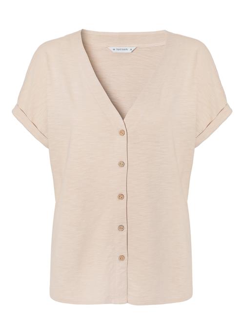 TATUUM Bluse 'Polinezia'  beige
