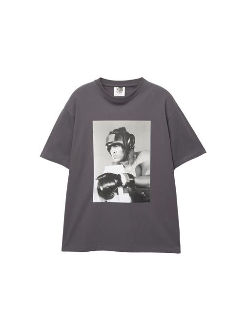 Pull&Bear Bluser & t-shirts 'LIC ALI'  stone / lysegrå
