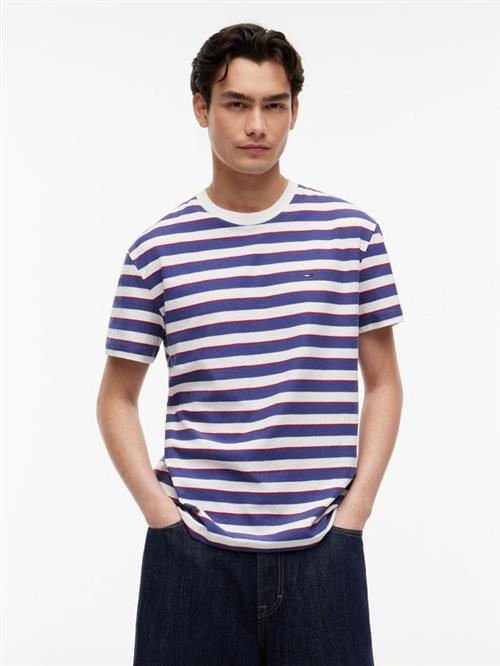 TJM REG ESS STRIPE SS TEE