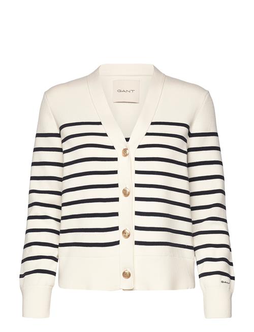 Gant | Striped Cotton Cardigan | XL