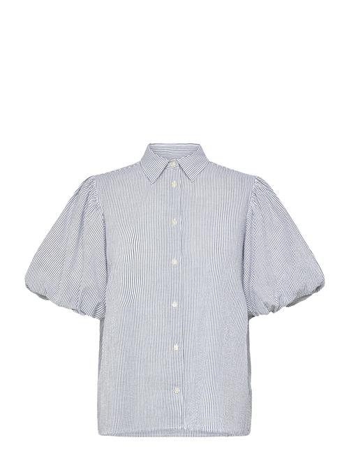 GANT | Seersucker Puff Sleeve Blouse | 38