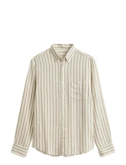 GANT | Reg Linen Viscose Stripe Shirt | L