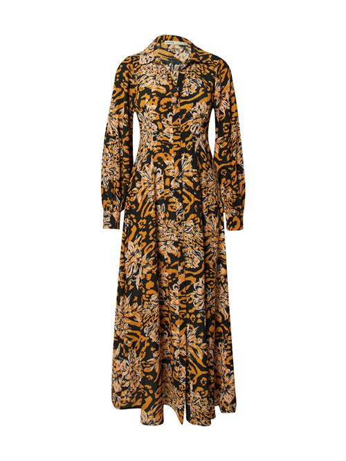 Oasis Blusekjole  beige / orange / sort