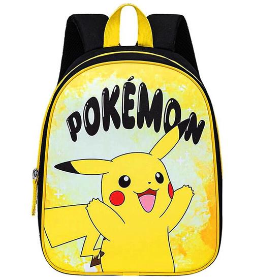 Pokémon Rygsæk - Junior - H 32 cm - 8L - Sort/Gul