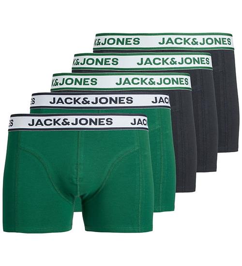Jack & Jones Boxershorts - JacNolan - 5-pak - Rainforest/Sky Cap