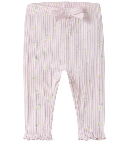 Name It Leggings - Rib - NbfJelly - Cradle Pink
