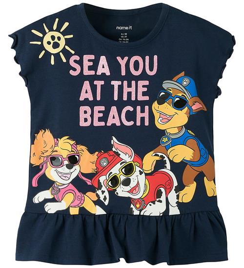 Name It Top - NmfMina - Paw Patrol - Navy Blazer m. Glimmer
