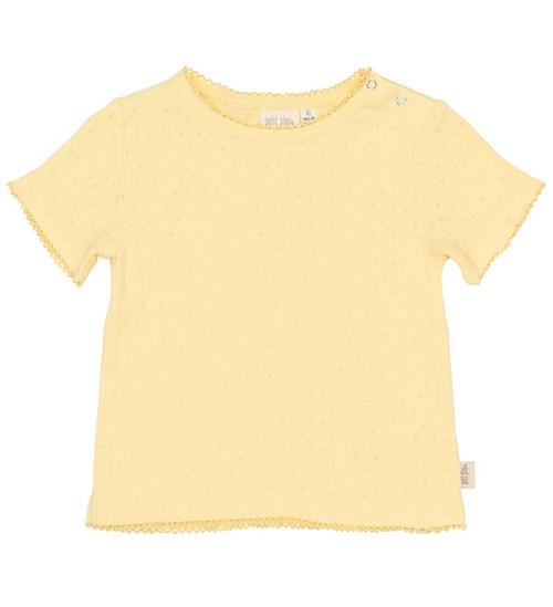 Petit Piao T-shirt - Hulmønster - PpSuze - Mellow Yellow