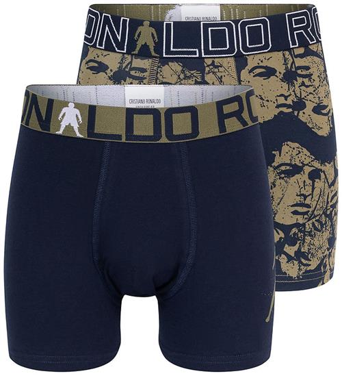 Ronaldo Boxershorts - 2-pak - Navy/Armygrøn m. Print