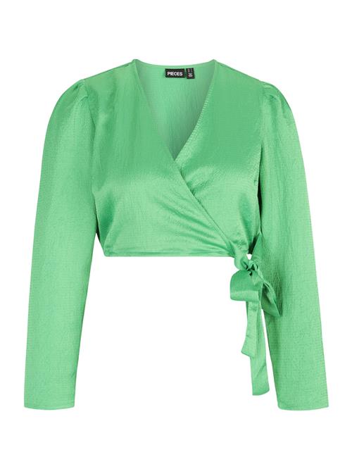 PIECES Bluse 'SENA'  grøn