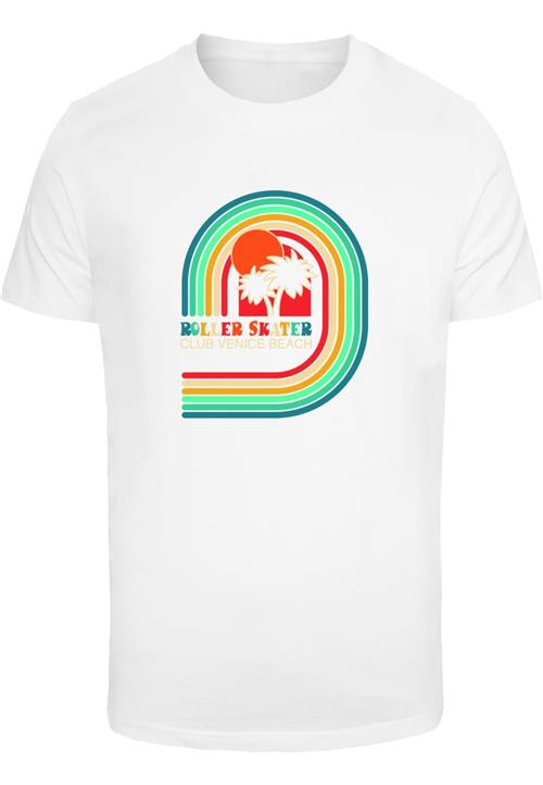 Mister Tee Bluser & t-shirts 'Roller Skater'  blandingsfarvet / hvid