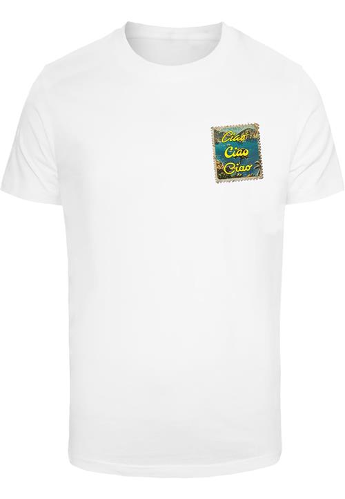 Mister Tee Bluser & t-shirts 'La Vita E Breve'  blå / gul / grøn / hvid