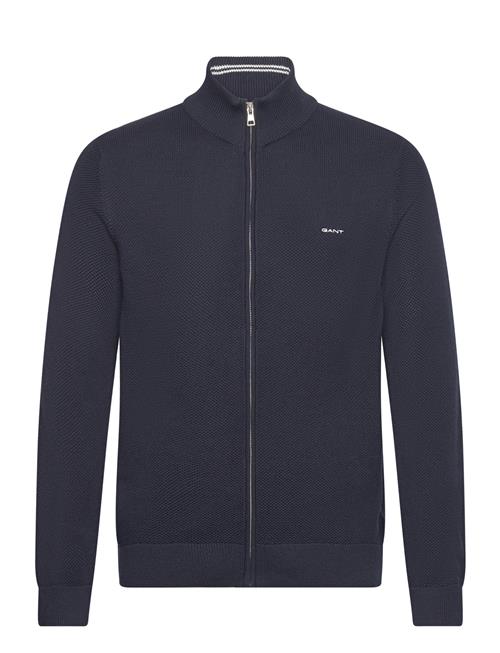 GANT | Cotton Pique Zip Cardigan | XXXL