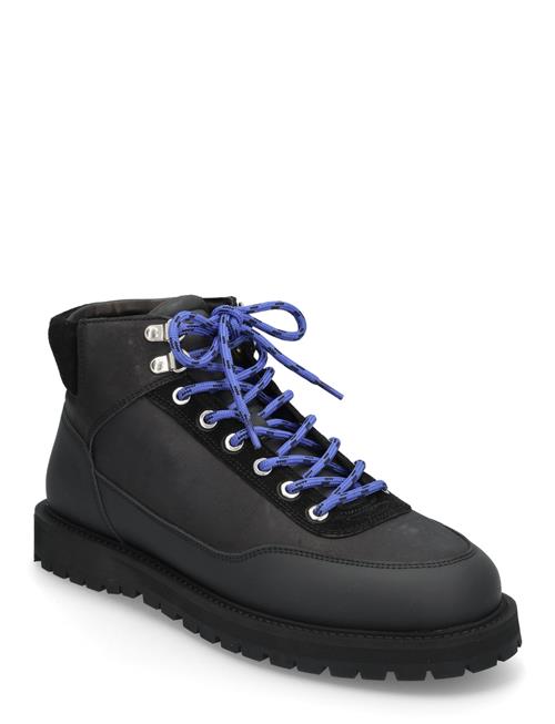 Garment Project | Olaf Lace-Up Boot - Black Crazy Hor | 46