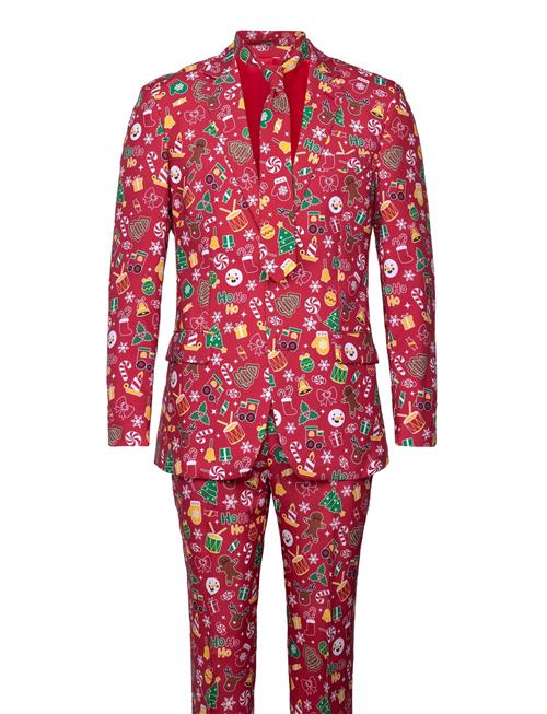 Happy Seasons | The Awesome Christmas Suit Rød | XXL