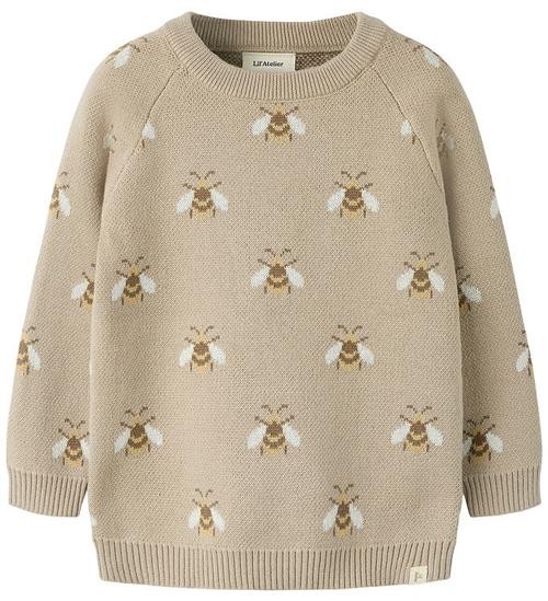 Lil Atelier Bluse - Noos - Strik - NmmLamoe - Oxford Tan/Bee