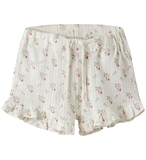 Lil' Atelier Shorts - Bomuld/Modal - NbfRachello - Coconut Milk/