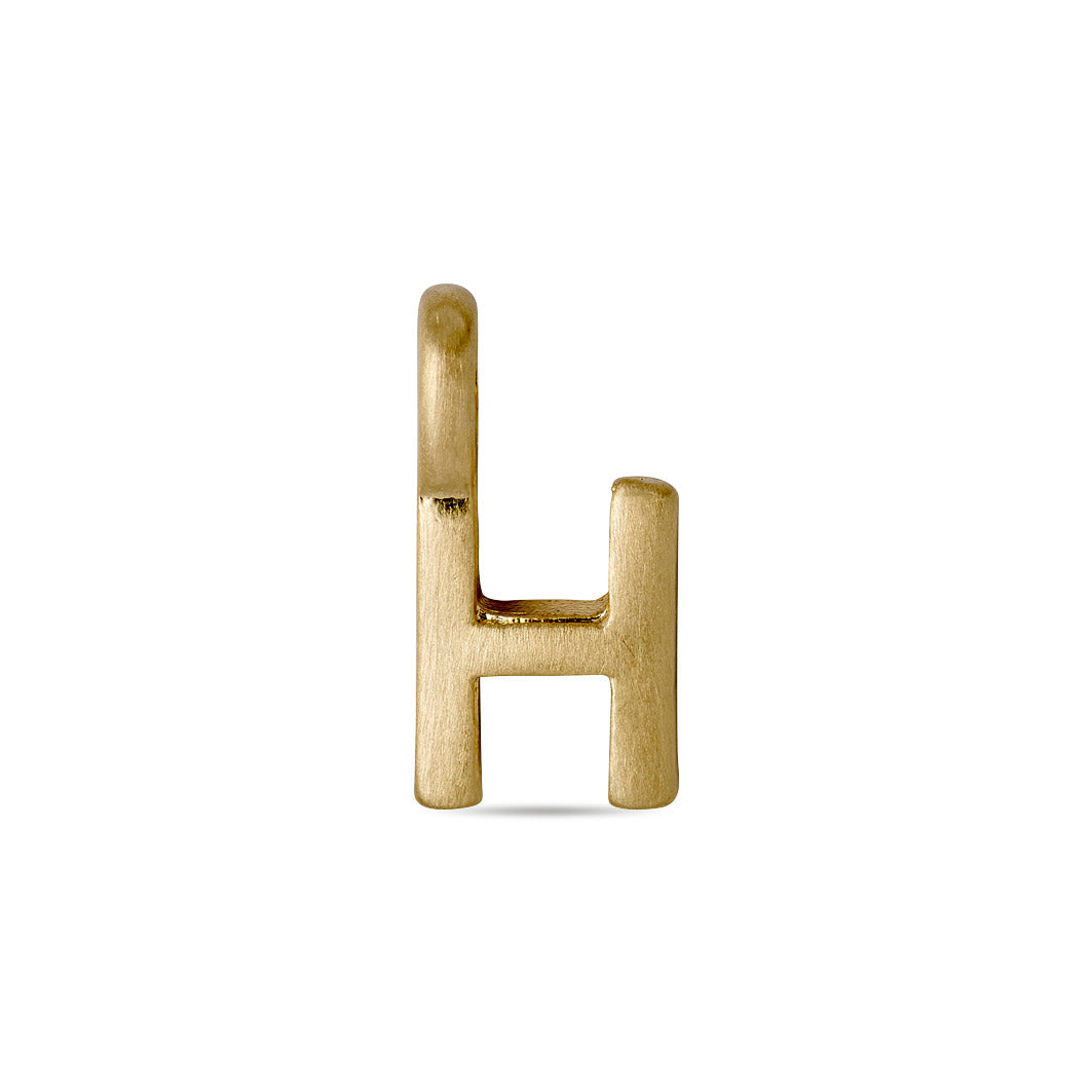 Pilgrim CHARM H vedhæng, guldbelagt