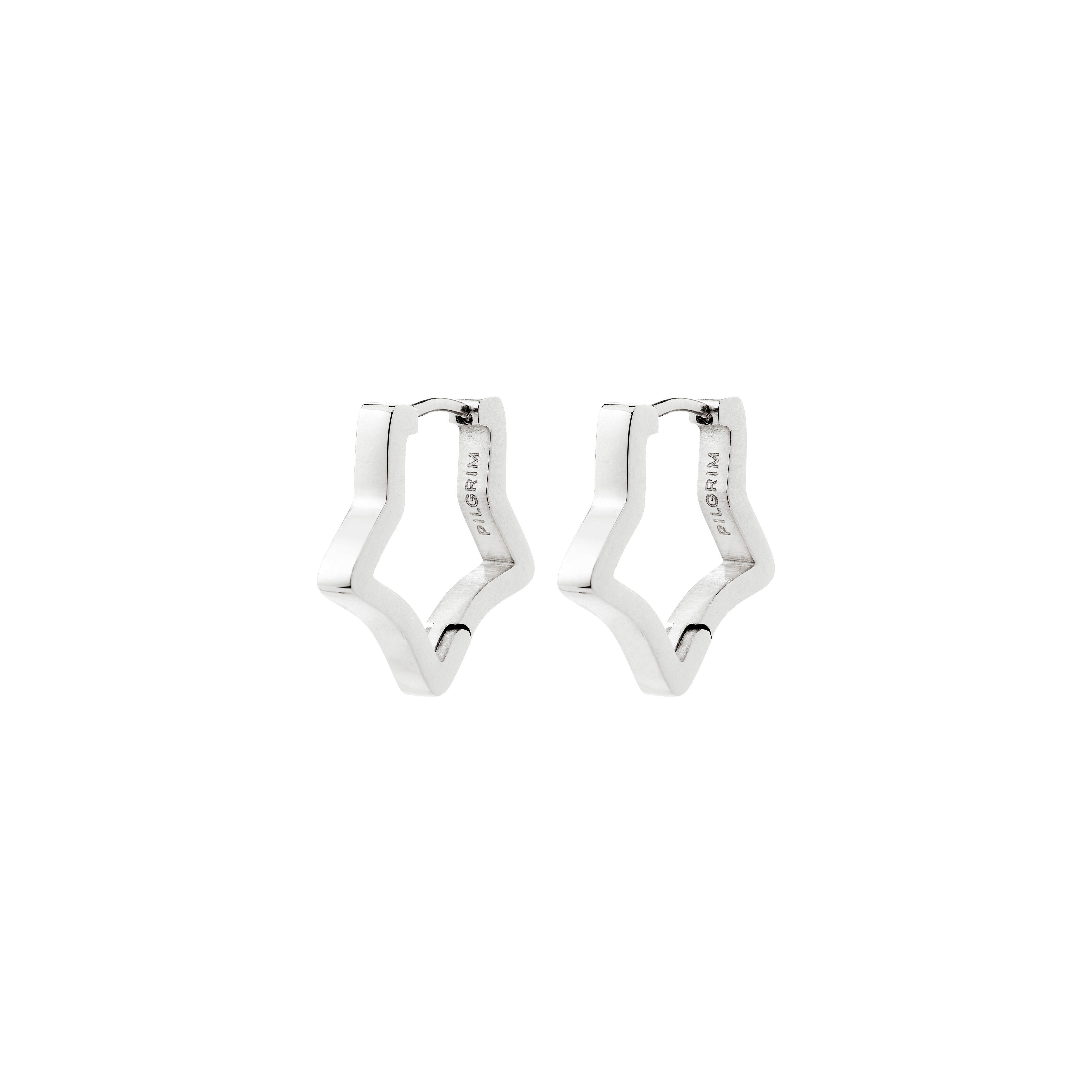 Pilgrim SOLARI øreringe sølvbelagt