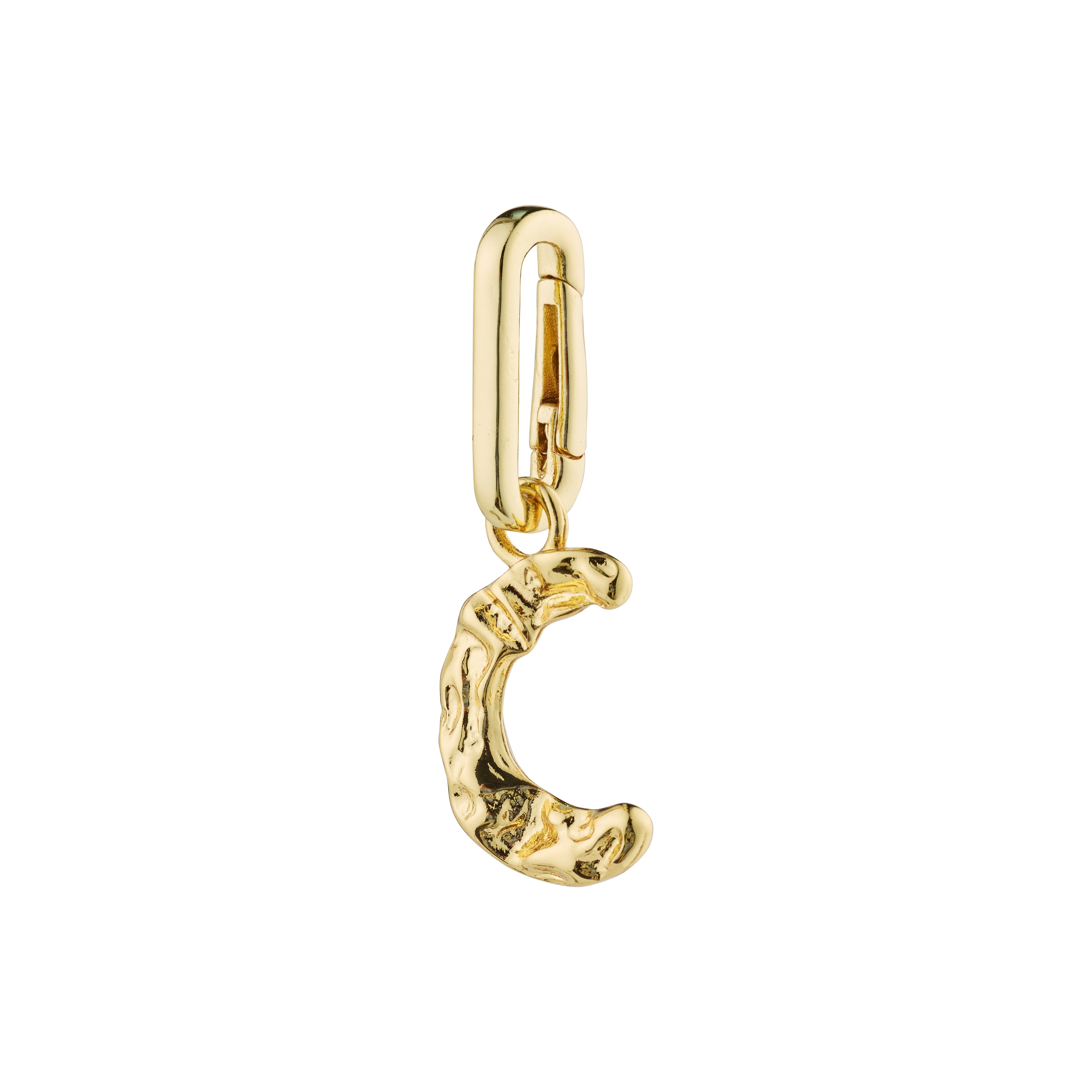 Pilgrim CHARM vedhæng C, guldbelagt