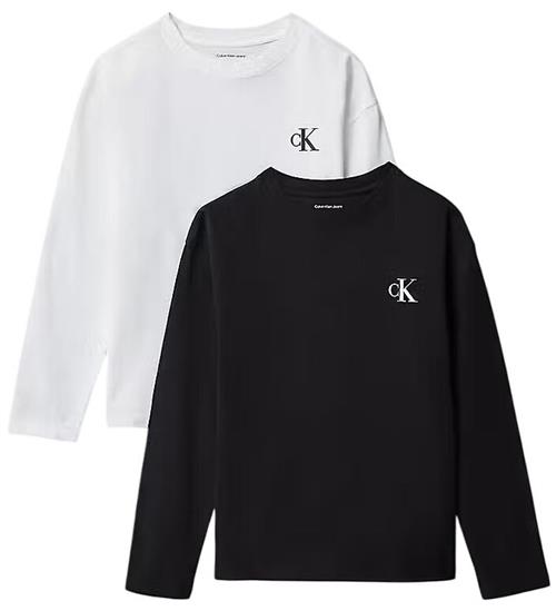 Calvin Klein Bluse - 2-pak - Bright White/ Pvh Black